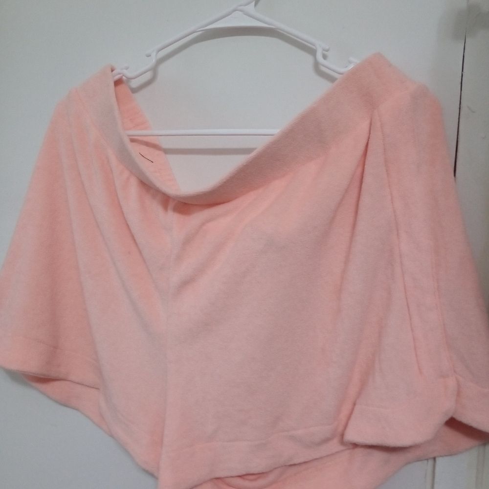 a new day XL women's terri cloth shorts peach NWOT